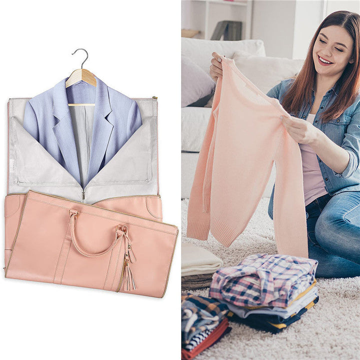 Foldable Storage Bag for Clothing - Arno-Blue stripe-State of Style