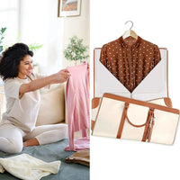 Foldable Storage Bag for Clothing - Arno-Blue stripe-State of Style