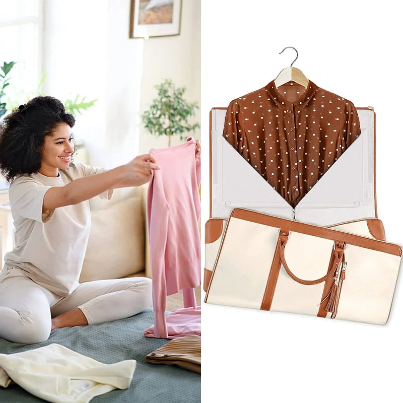 Foldable Storage Bag for Clothing - Arno-Blue stripe-State of Style