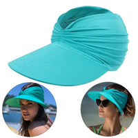 Foldable sun hat with a large brim and UV protection – Babes-Camel-One size fits all-State of Style