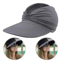 Foldable sun hat with a large brim and UV protection – Babes-Dark grey-One size fits all-State of Style