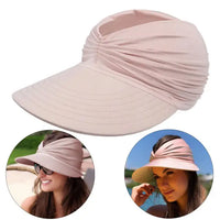 Foldable sun hat with a large brim and UV protection – Babes-Pink-One size fits all-State of Style