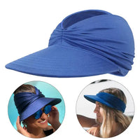 Foldable sun hat with a large brim and UV protection – Babes-Royal blue-One size fits all-State of Style
