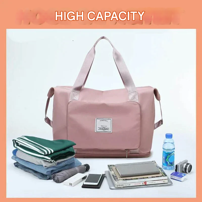 Foldable Travel Bag - FlexiCarry-Black-State of Style