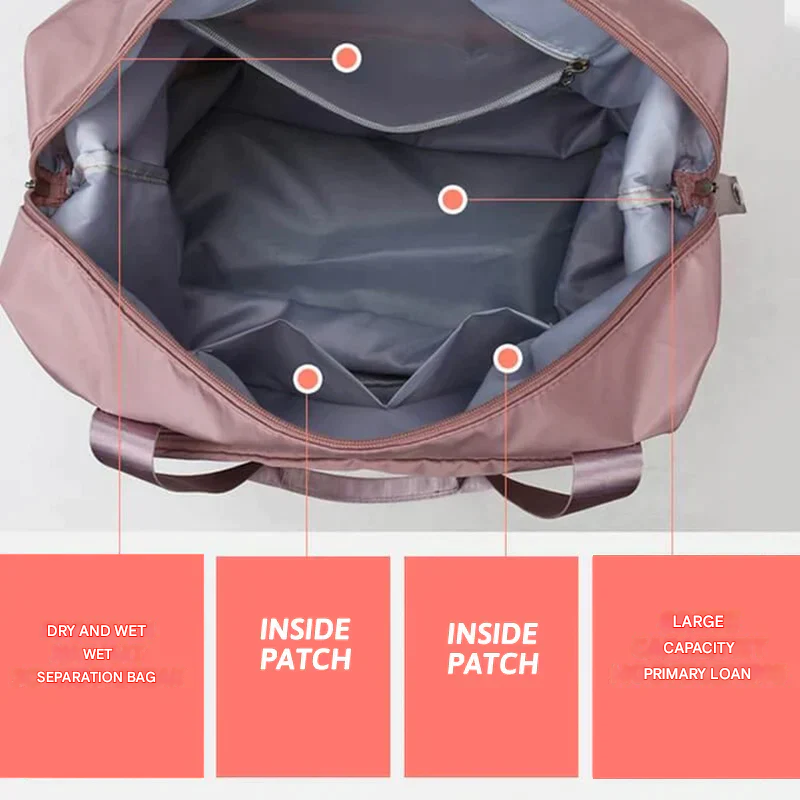 Foldable Travel Bag - FlexiCarry-Black-State of Style