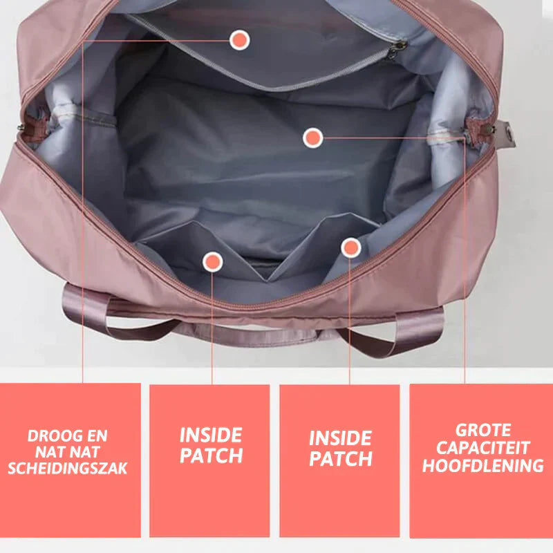Foldable Travel Bag - FlexiCarry-Black-State of Style