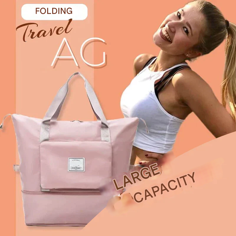 Foldable Travel Bag - FlexiCarry-Black-State of Style