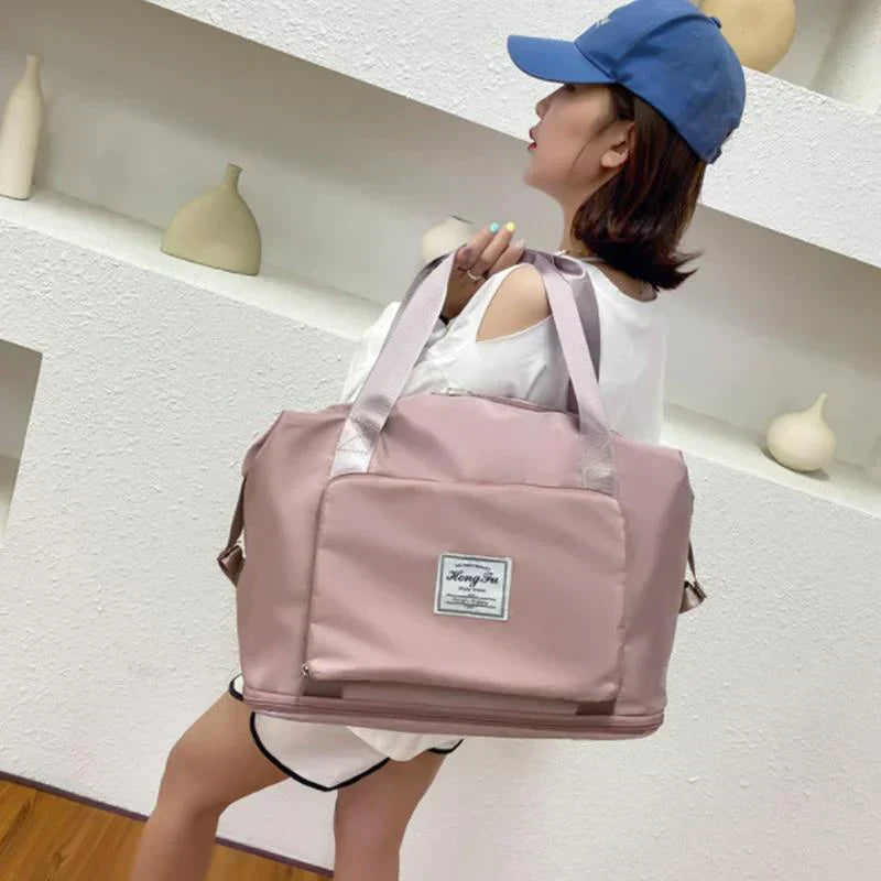 Foldable Travel Bag - FlexiCarry-Pink-State of Style