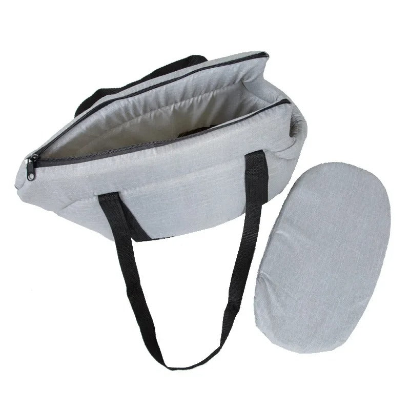 Foldable Travel Carrier for Dogs - CarryPaws-Gray-M-State of Style