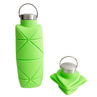 Foldable Water Bottle 750 ML - AquaFold-Green-State of Style