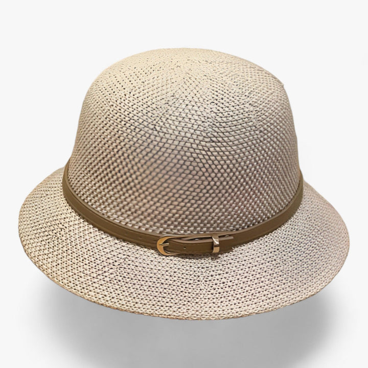 Foldable women's sun hat made of linen – Luma-Beige-State of Style