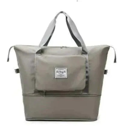 Folding Suitcase - FlexCarry-Grey-Green-State of Style