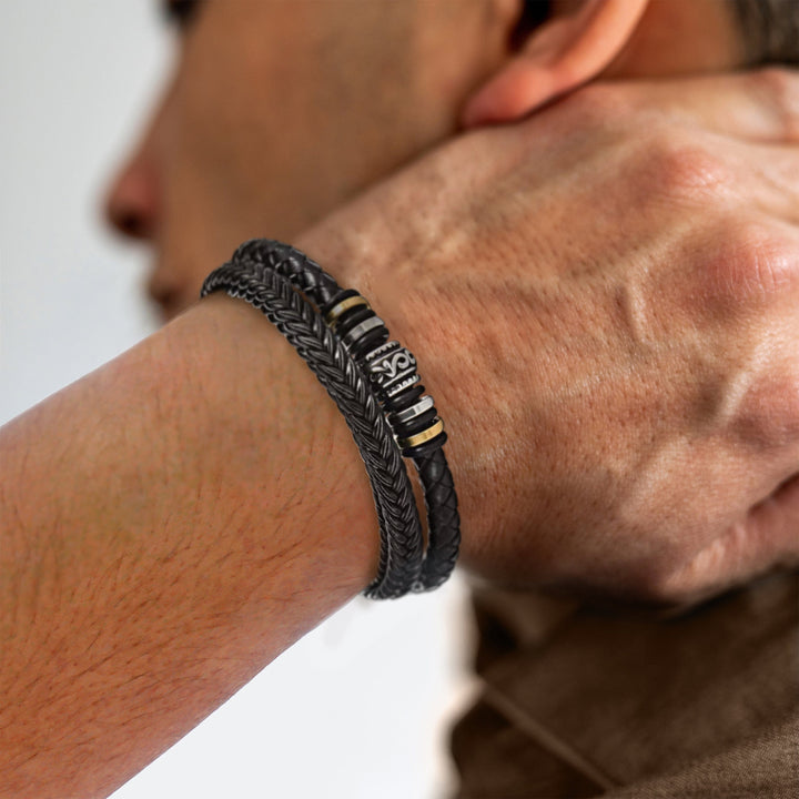 FOR MY HUSBAND - I LOVE YOU; FOREVER - BRACELET-Standard-State of Style
