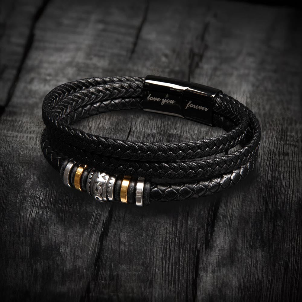 FOR MY HUSBAND - I LOVE YOU; FOREVER - BRACELET-Standard-State of Style