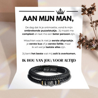 FOR MY HUSBAND - I LOVE YOU; FOREVER - BRACELET-Standard-State of Style