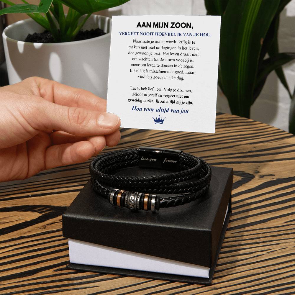 FOR MY SON - LOVE YOU FOREVER - BRACELET-Standard-19cm-State of Style