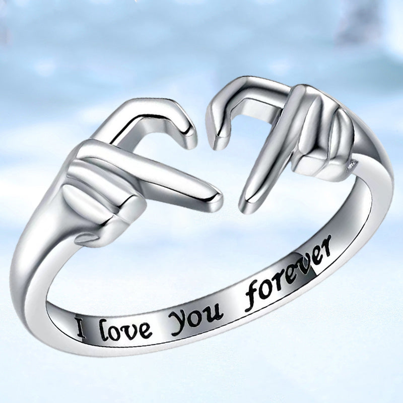 Forever Love Heart Ring | Romantic Jewellery for Women-Silver-State of Style