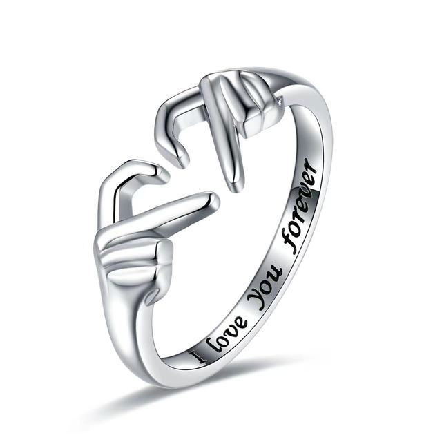 Forever Love Heart Ring | Romantic Jewellery for Women-Silver-State of Style