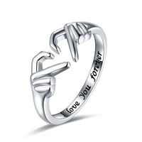 Forever Love Heart Ring | Romantic Jewellery for Women-Silver-State of Style