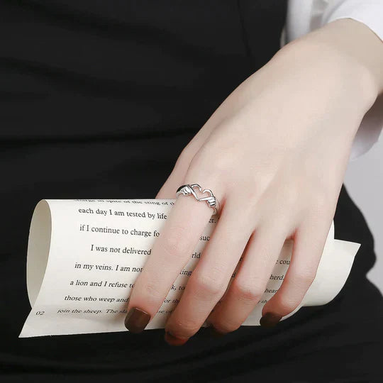 Forever Love Heart Ring | Romantic Jewellery for Women-Silver-State of Style