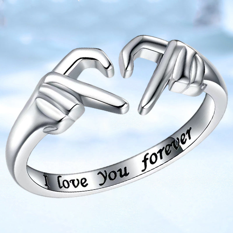 Forever Love Heart Ring | Romantic Jewellery for Women-Silver-State of Style