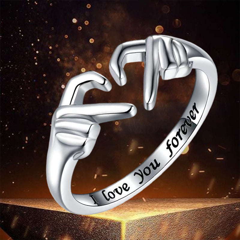Forever Love Heart Ring | Romantic Jewellery for Women-Silver-State of Style