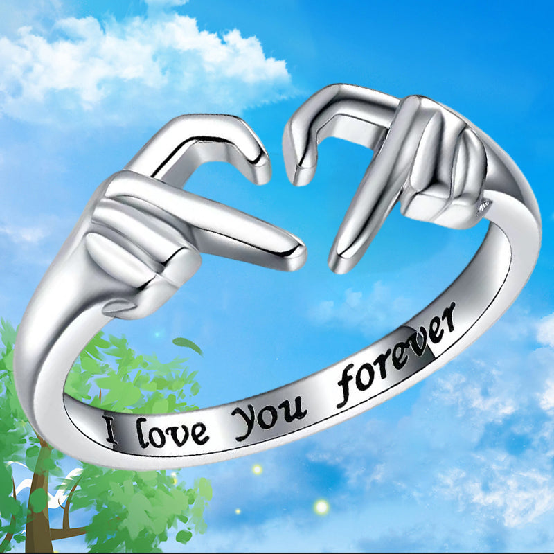 Forever Love Heart Ring | Romantic Jewellery for Women-Silver-State of Style