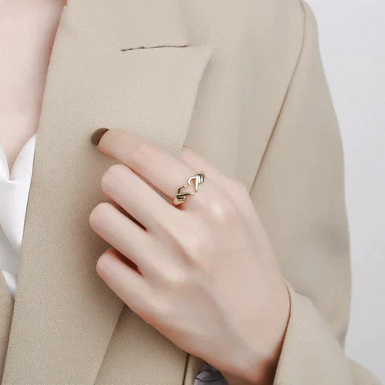 Forever Love Heart Ring | Romantic Jewellery for Women-Silver-State of Style