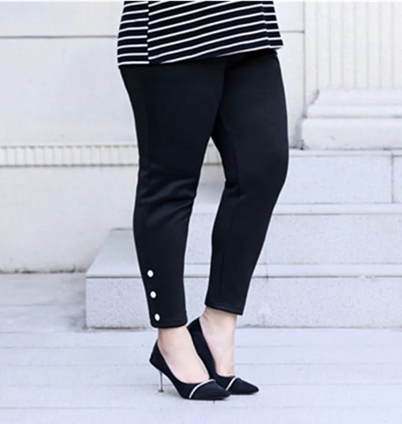 Formal Plus Size Office Trousers – Professional & Comfortable Fit-White-Spring-3XL-State of Style