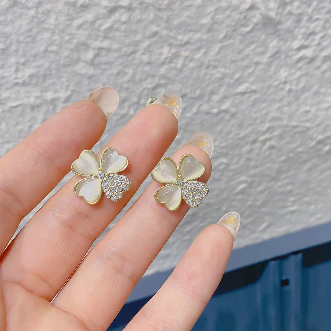 Four-Leaf Clover Earrings-State of Style