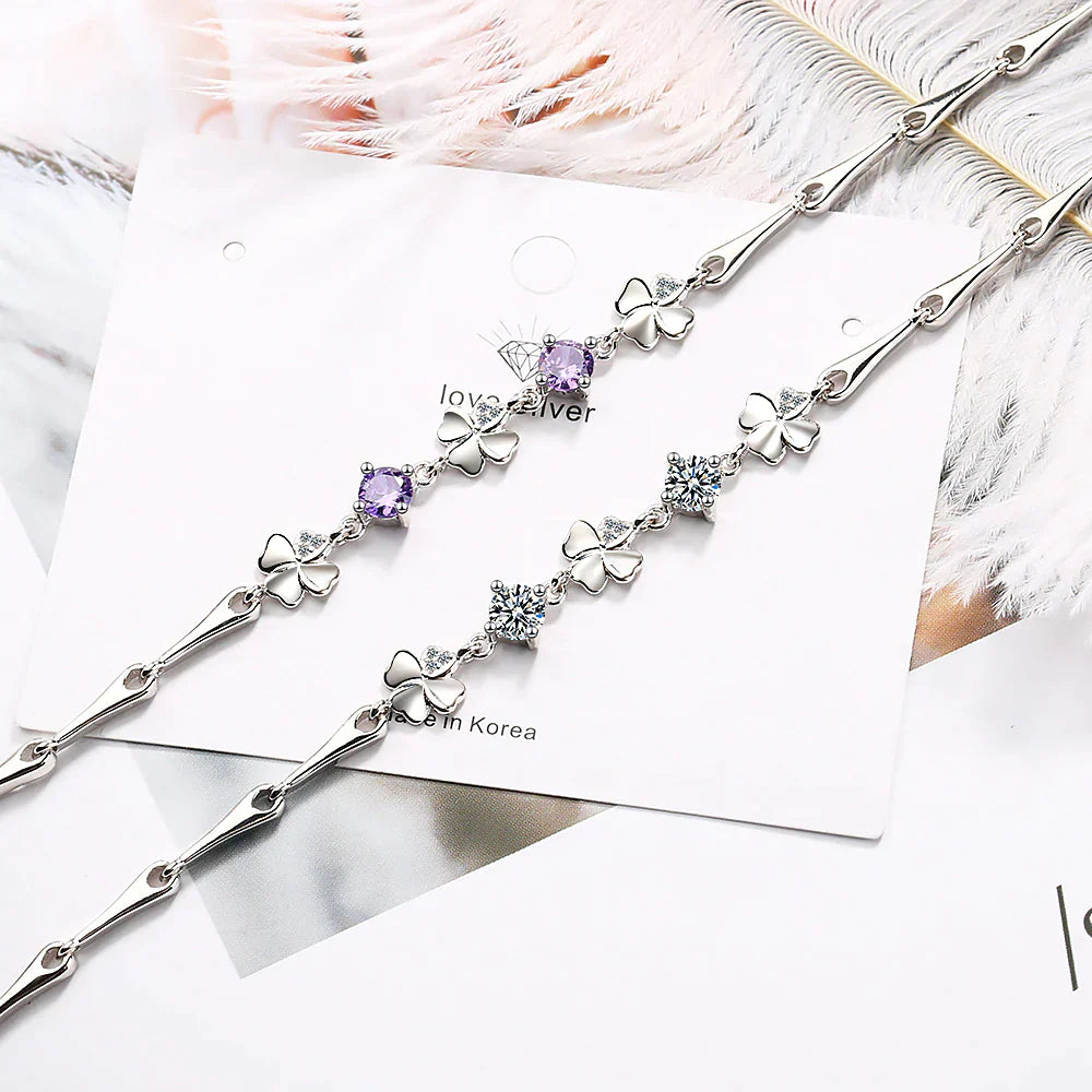 Four-Leaf Clover Good Luck Bracelet-State of Style