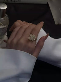 Four-Leaf Clover Spinner Ring | Anxiety Relief Jewellery-State of Style