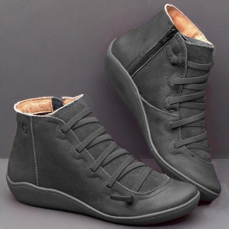 FransiensBoots | Warm & Stylish Women's Boots-Grey-4.5-State of Style