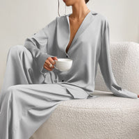 FrenchinsPyjama | Soft & Stylish Pajama Set for Women-Grey-S-State of Style