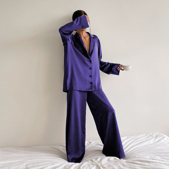 FrenchinsPyjama | Soft & Stylish Pajama Set for Women-Purple-S-State of Style