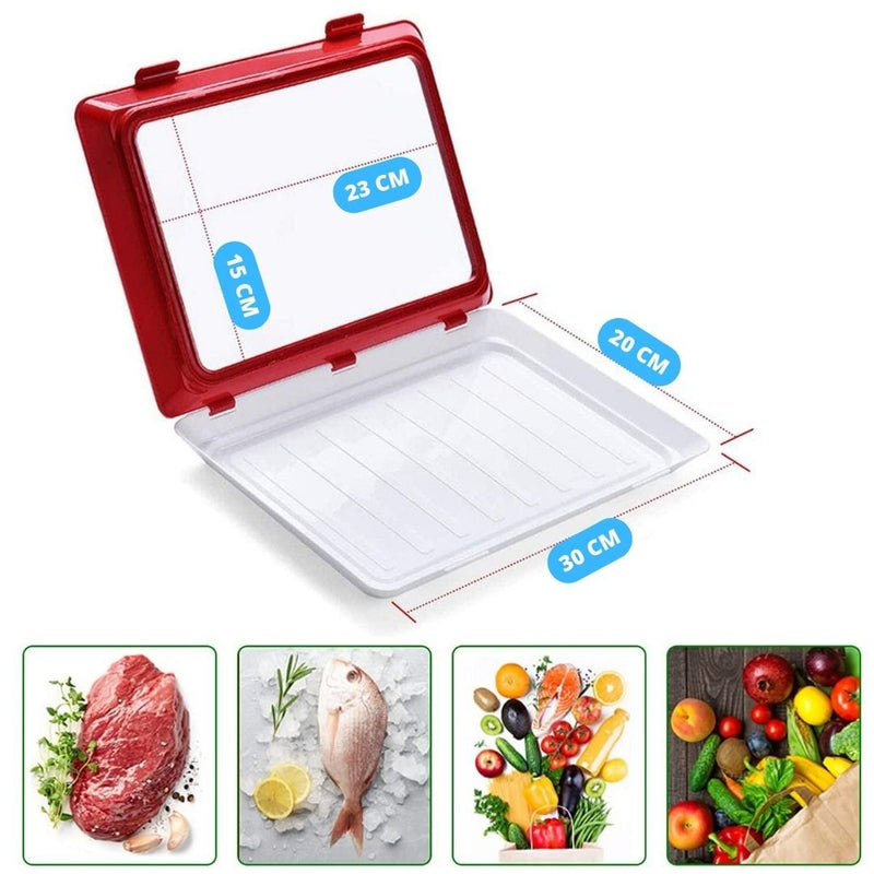 FreshSeal Tray – Versatile Food Preservation Solution-Red-State of Style