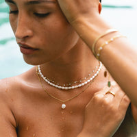 Freshwater Pearl Choker - Amélie-Gold-State of Style