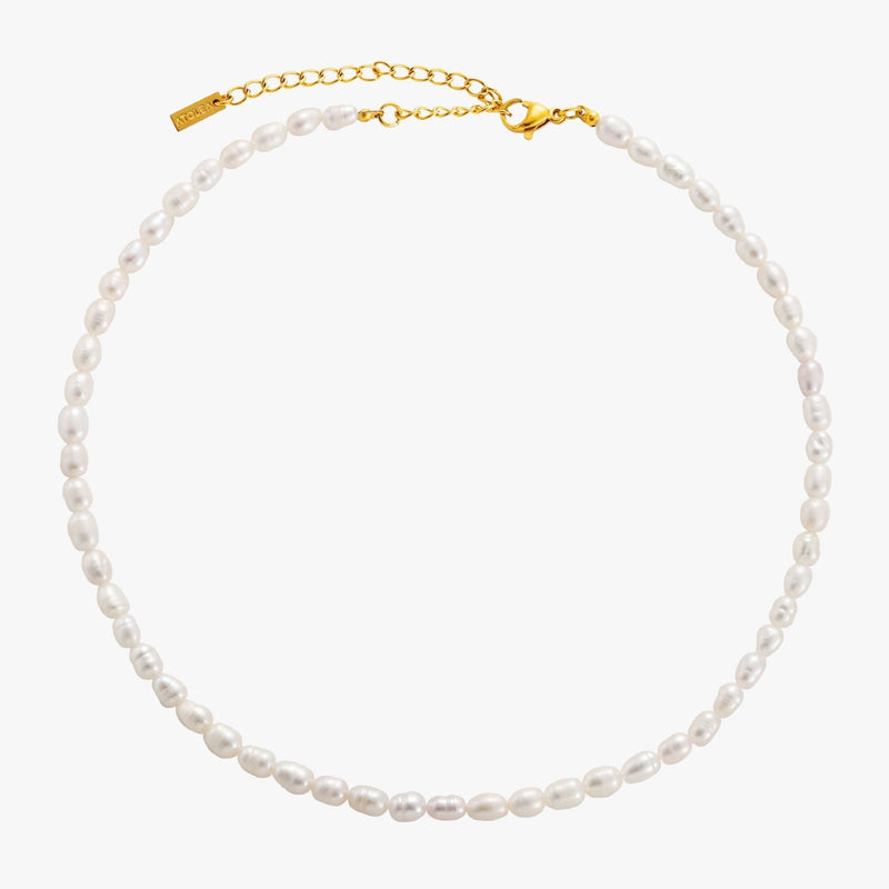 Freshwater Pearl Choker - Amélie-Gold-State of Style