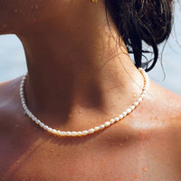 Freshwater Pearl Choker - Amélie-Gold-State of Style