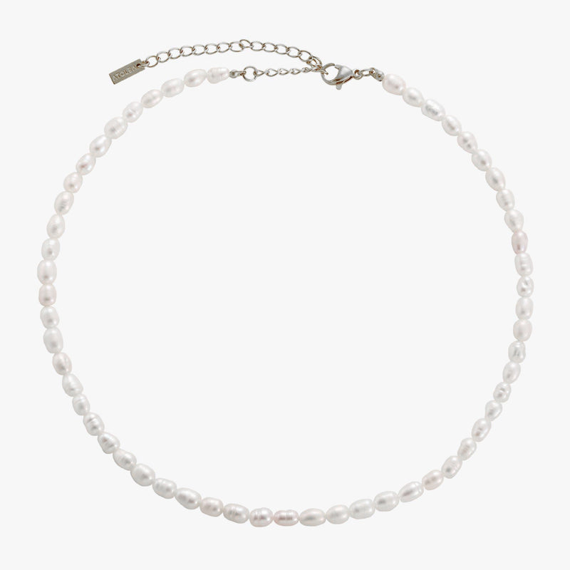 Freshwater Pearl Choker - Amélie-Silver-State of Style