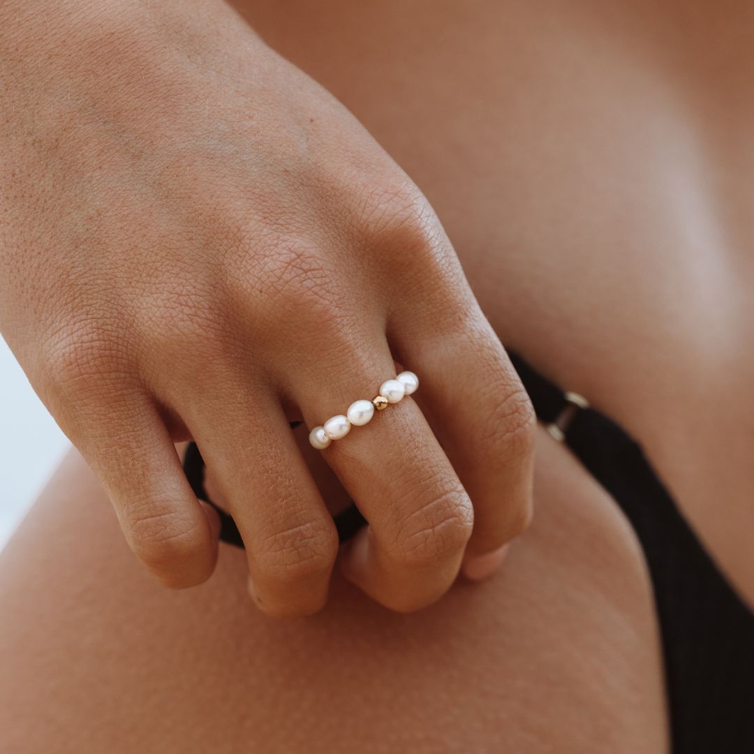 Ocean Pearl Ring for Women - Pearl