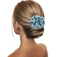 Frieda Traditional Hair Accessories – Retro Floral Hair Clips-Blue-State of Style