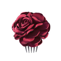 Frieda Traditional Hair Accessories – Retro Floral Hair Clips-Purple-State of Style