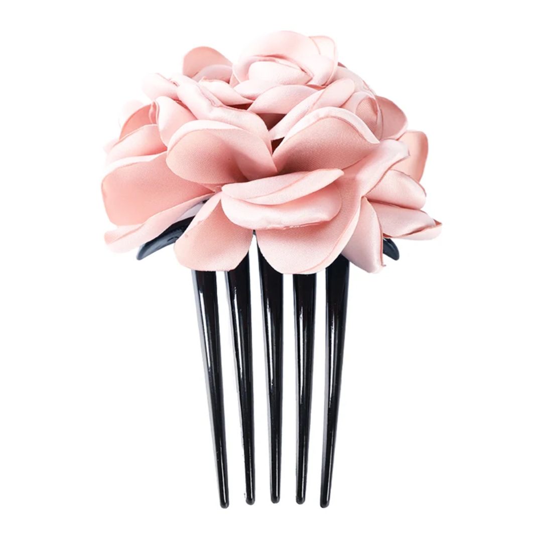 Frieda Traditional Hair Accessories – Retro Floral Hair Clips-Purple-State of Style