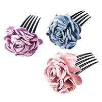 Frieda Traditional Hair Accessories – Retro Floral Hair Clips-Purple-State of Style