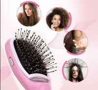 FrizzFree | Electric Hairbrush for Smooth & Effortless Styling-Black-State of Style
