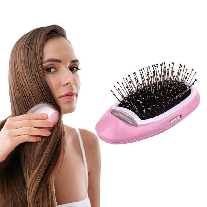FrizzFree | Electric Hairbrush for Smooth & Effortless Styling-Black-State of Style