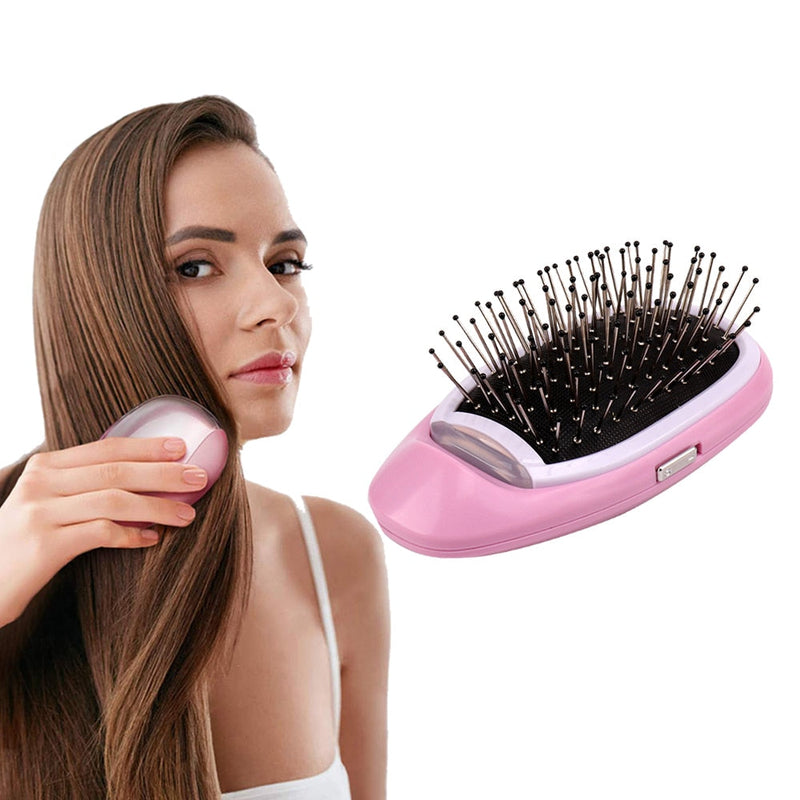 FrizzFree | Electric Hairbrush for Smooth & Effortless Styling-Black-State of Style