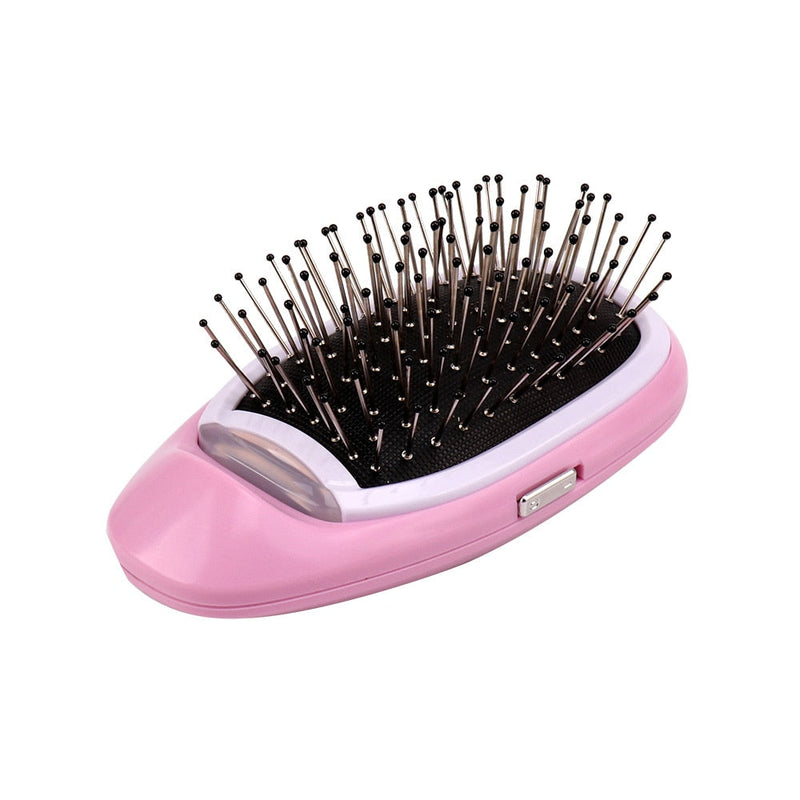 FrizzFree | Electric Hairbrush for Smooth & Effortless Styling-Pink-State of Style