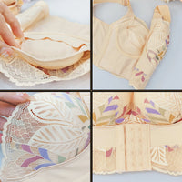 Front closure bra with floral lace - Emilia-Purple-10C-State of Style